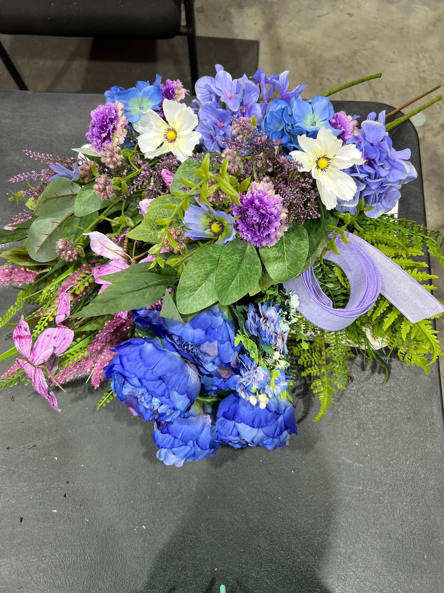 PURPLE BUTTERFLY CENTERPIECE KIT