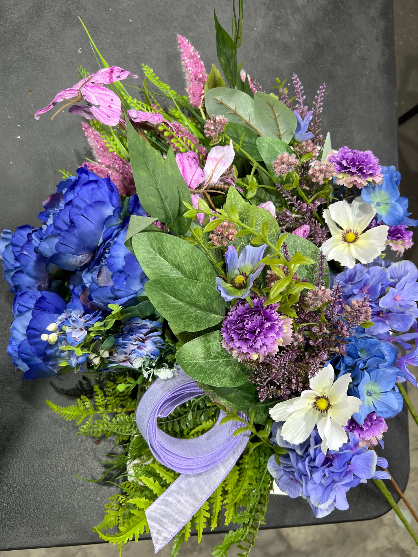 PURPLE BUTTERFLY CENTERPIECE KIT