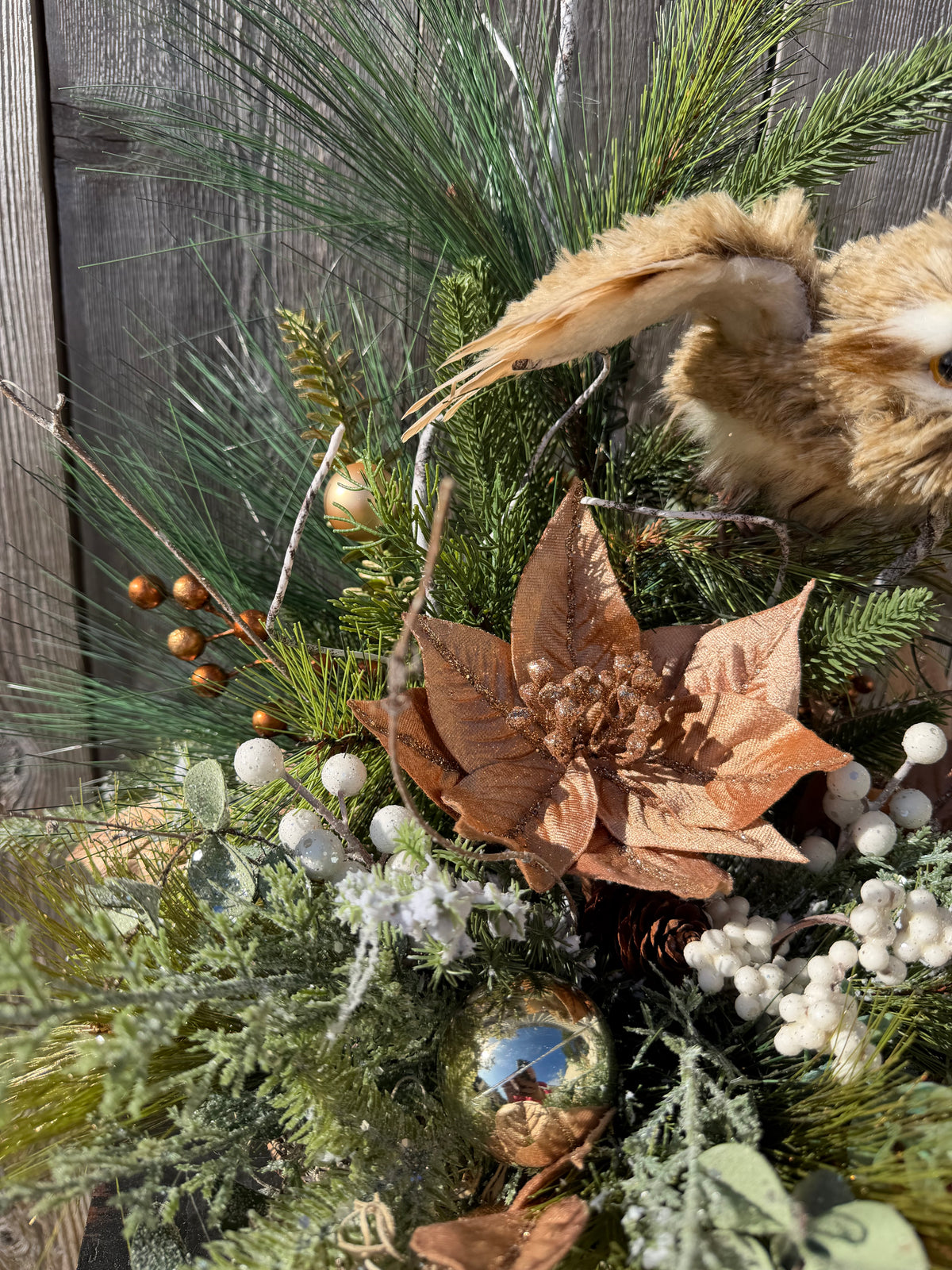 Winter Owl Centerpiece