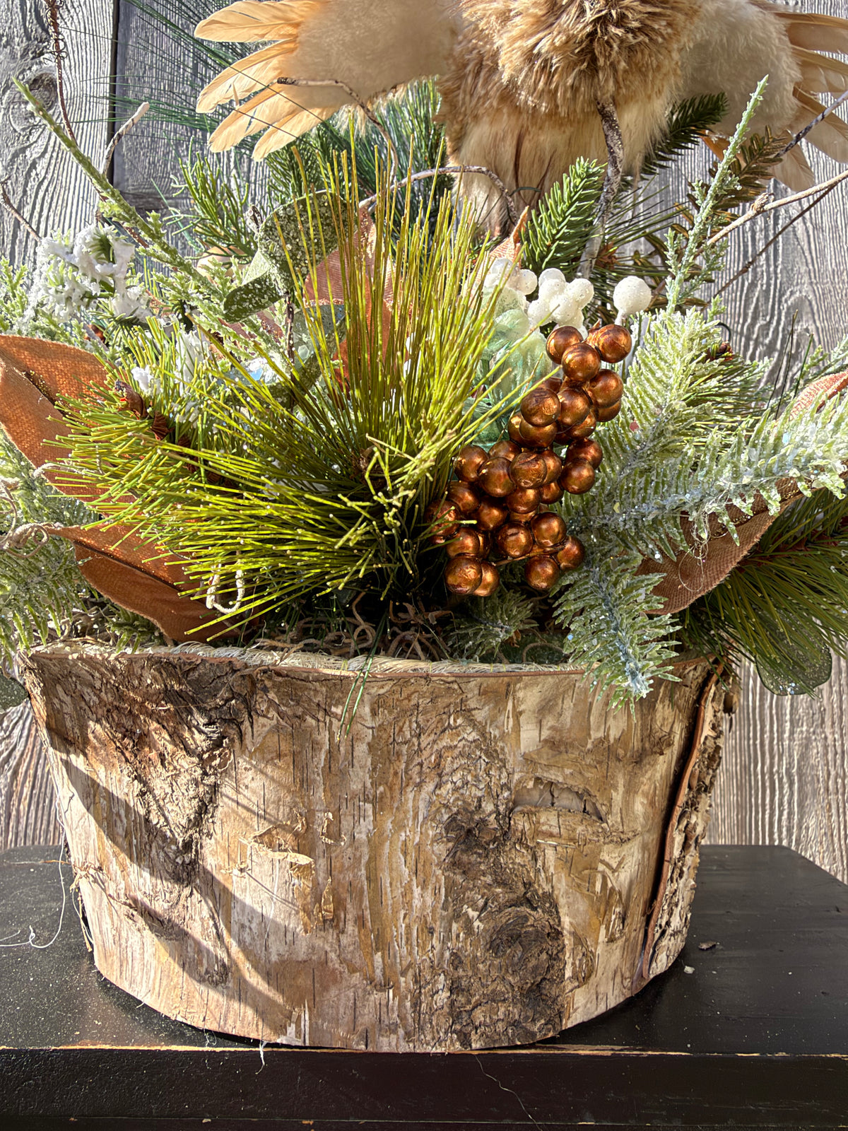 Winter Owl Centerpiece