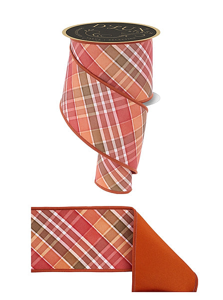 4"X10YD BOLD PLAID/FUSED IVORY/MULTI   LX1112RT