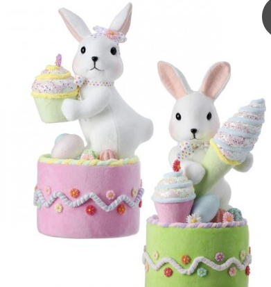 STYRO CONFECTION BUNNY ON CAKE   MT26005