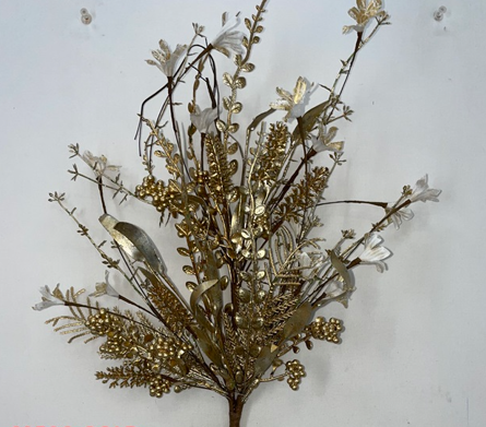MIXED XMAS SPRAY  63526-GOLD