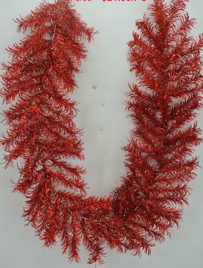 TINSEL GARLAND  84575-RD