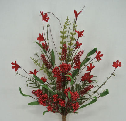 MIXED XMAS SPRAY  63526-RD