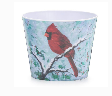 POT COVER #6 YULETIDE CARDINAL	3148304