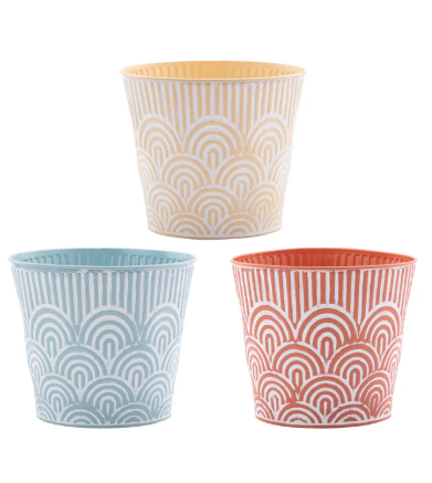 EMBOSSED ARCH POT   34037