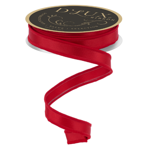 7/8" x 10yd Satin  Red  LX400424