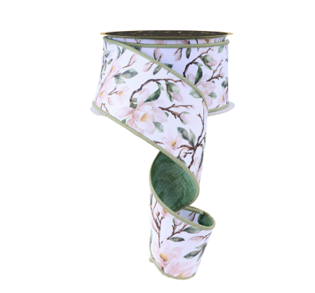 2.5" x 10yd Magnolias/Fused    LX101527