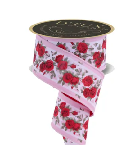 2.5" x 10yd Rose Trellis/Fused    LX100524