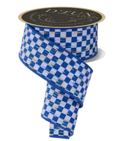 2.5" x 10yd Mini Antq Checkerboard    LX3233WR