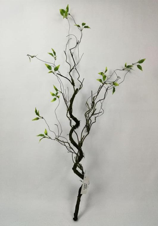MOSSED TWIG VINE WITH LEAVES,   FL6758-G
