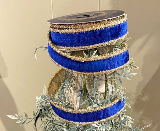 Velvet Metallic Dupion DBL Fused Tinsel Edge    WN25-063B