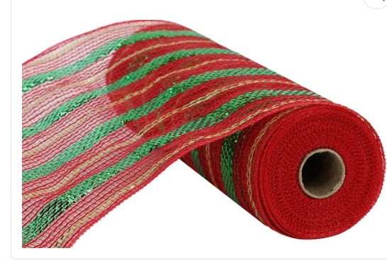 Poly/Faux Jute/Metallic Mesh    RY802094
