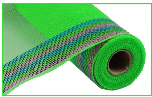 Border Stripe Metallic Mesh    RY8504H5