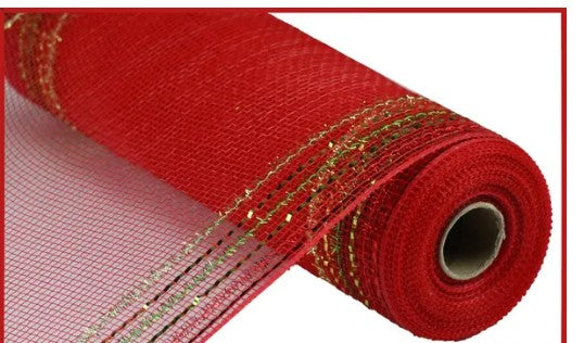 Tinsel/Foil Wide Border Mesh   RY850646