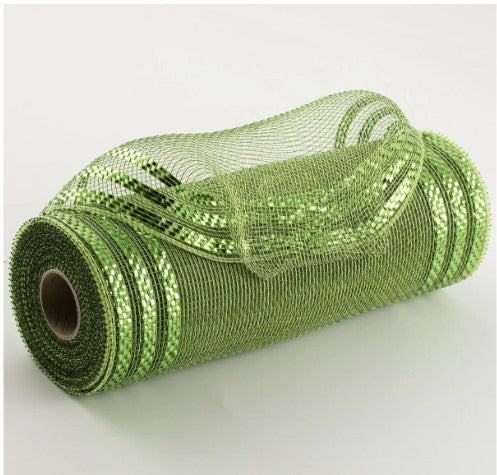 Border Stripe Metallic Mesh:  RE850249