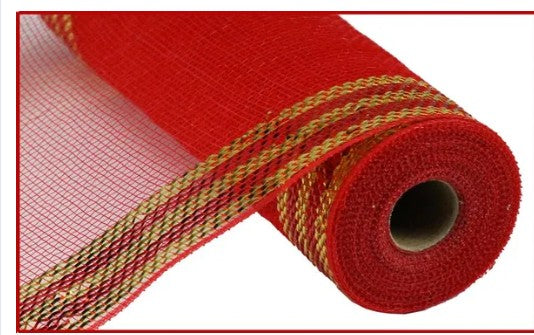 Border Stripe Metallic Mesh   RY850339