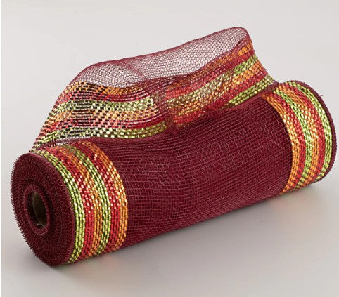Border Stripe Metallic Mesh   RY8504H1