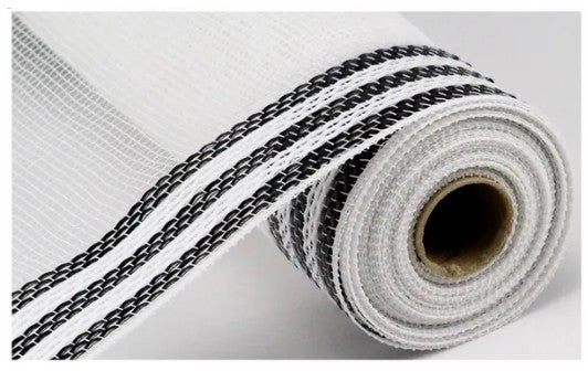 Border Stripe Metallic Mesh    RY8503F6