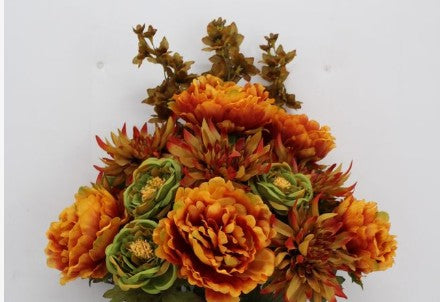 PEONY MUM ROSE        85205-GNGOLD