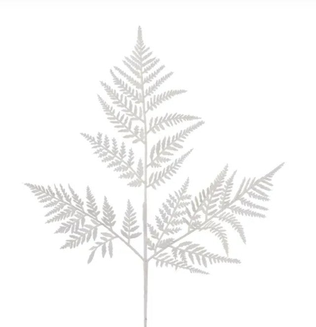 Glitter Fern Leaf Spray   XS244127