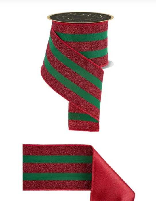 Vert Glitter Stripe/Fused   LX330458