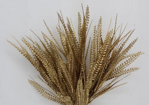 PLASTIC BUTTON FERN     85797-GOLD