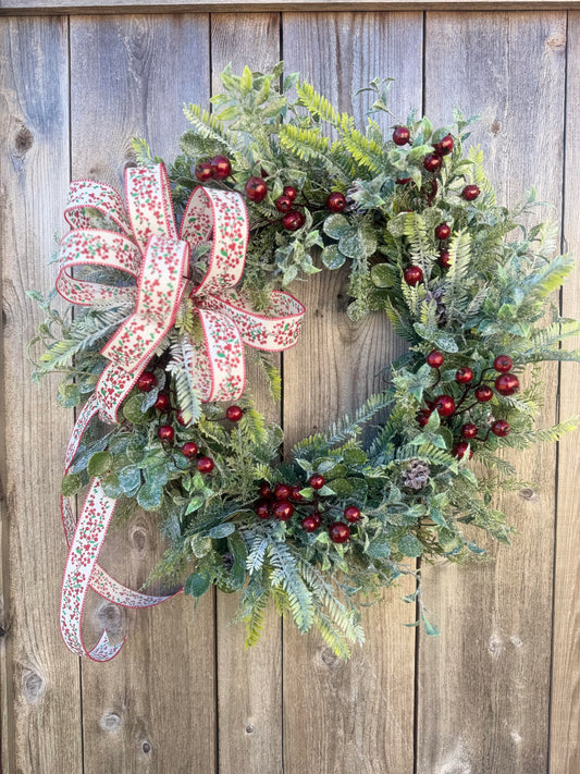 BERRY EUCALYPTUS WREATH