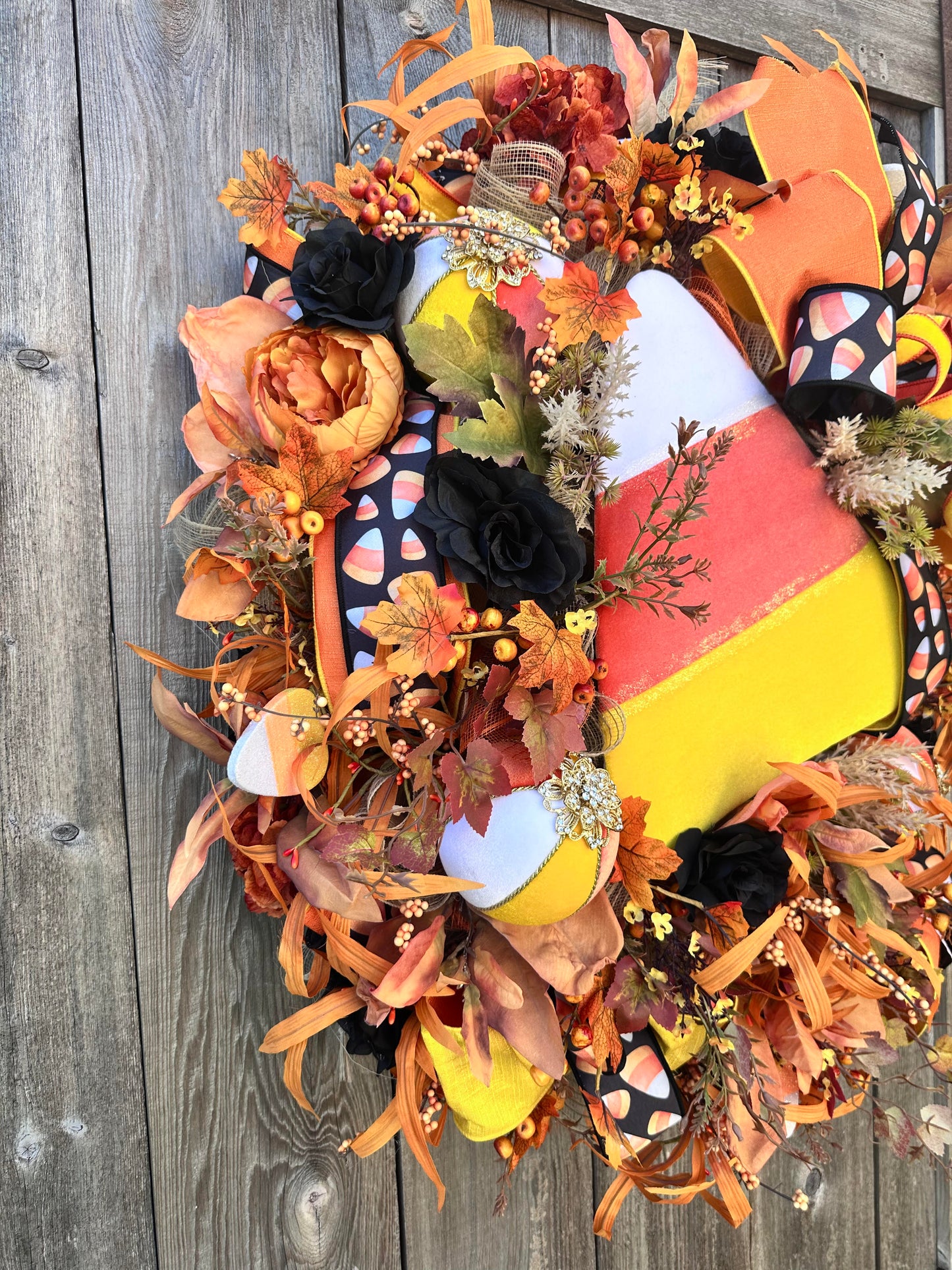Candy Corn Wreath