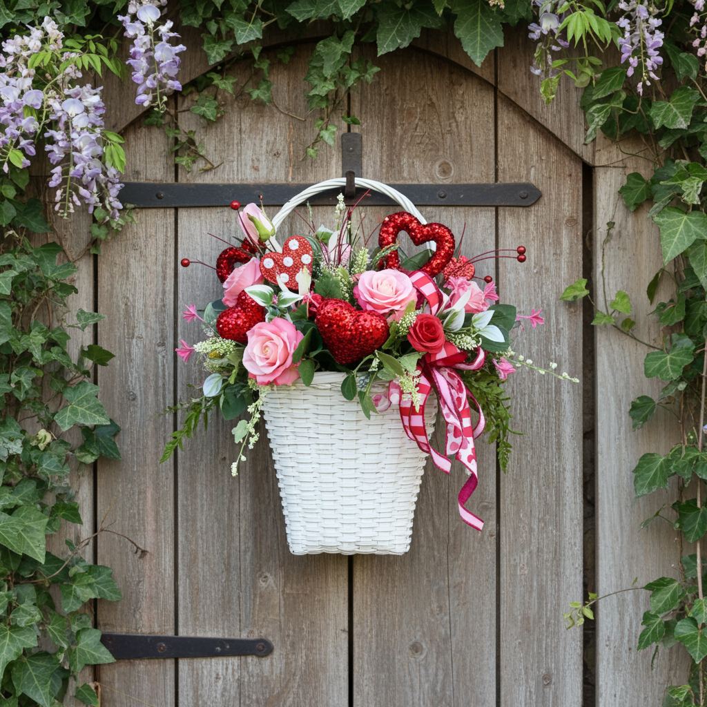 FLOWER BOUQUET WALL BASKET