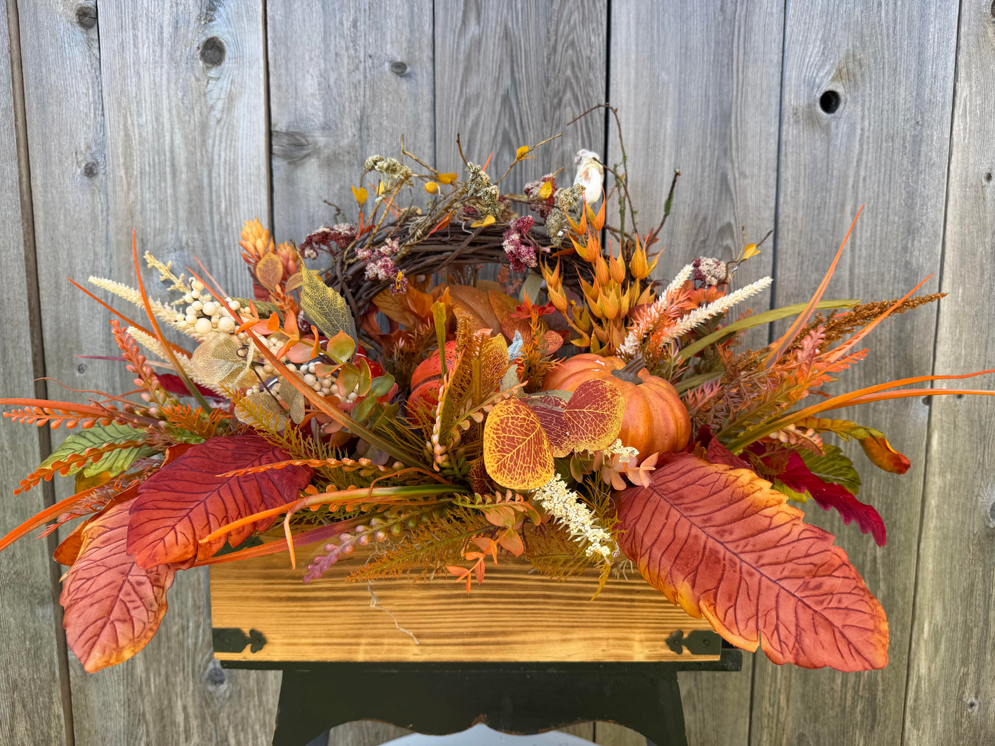 Fall Grapevine Centerpiece