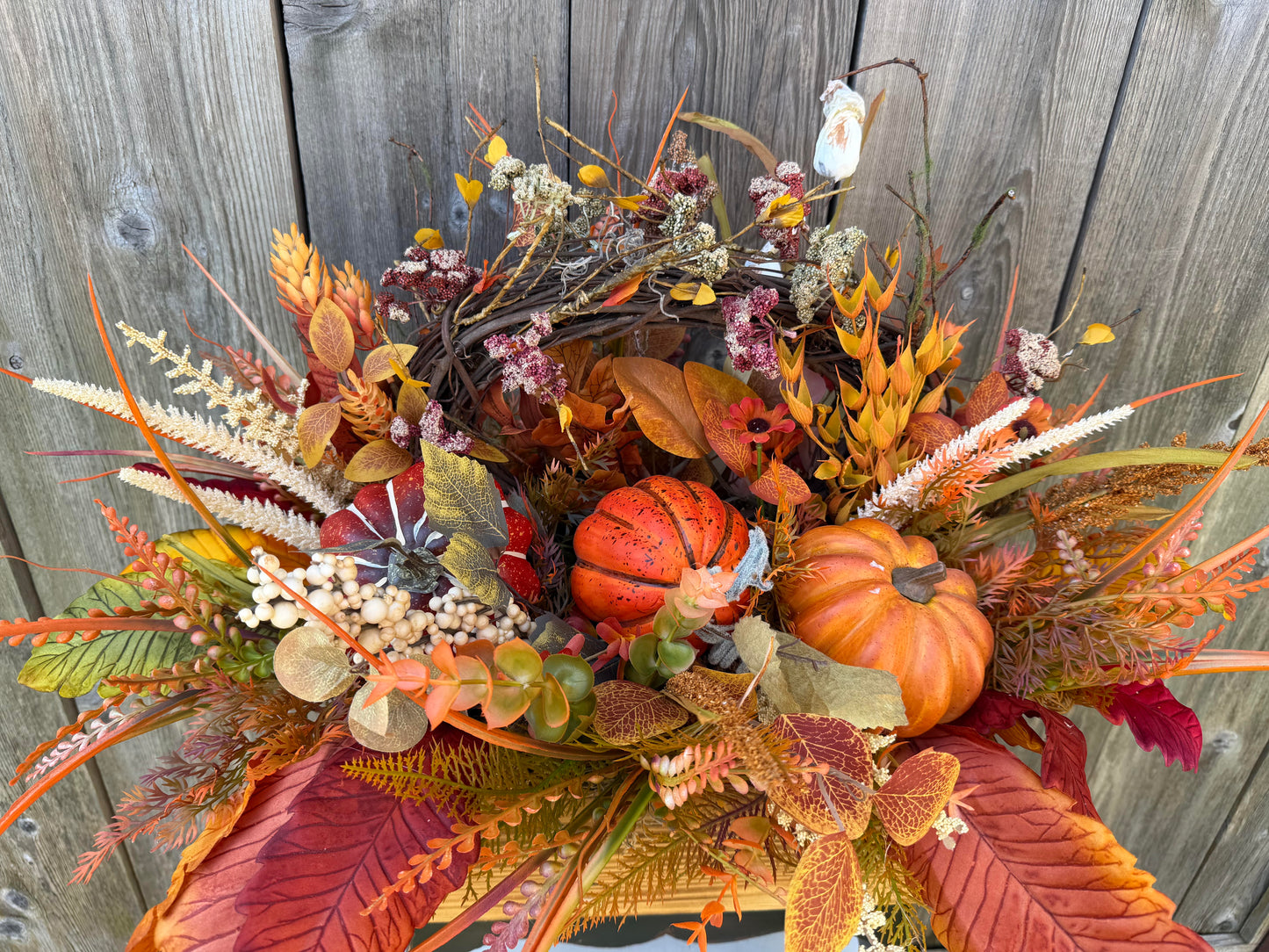 Fall Grapevine Centerpiece
