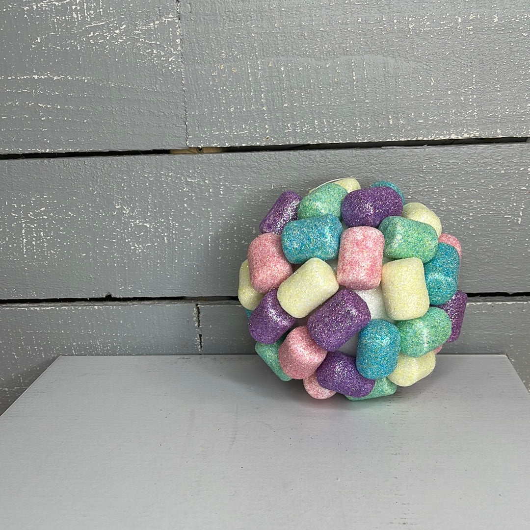 MARSHMALLOW TREAT BALL ORNAMENT  DCORN2678PKPUBLYL