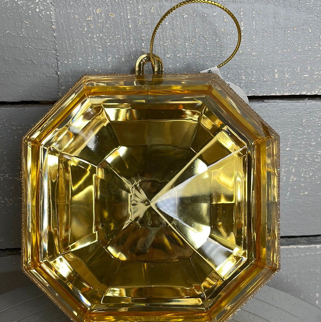 ACRYLIC SQUARE PRECIOUS GEM ORNAMENT  MTX67415-CHCB