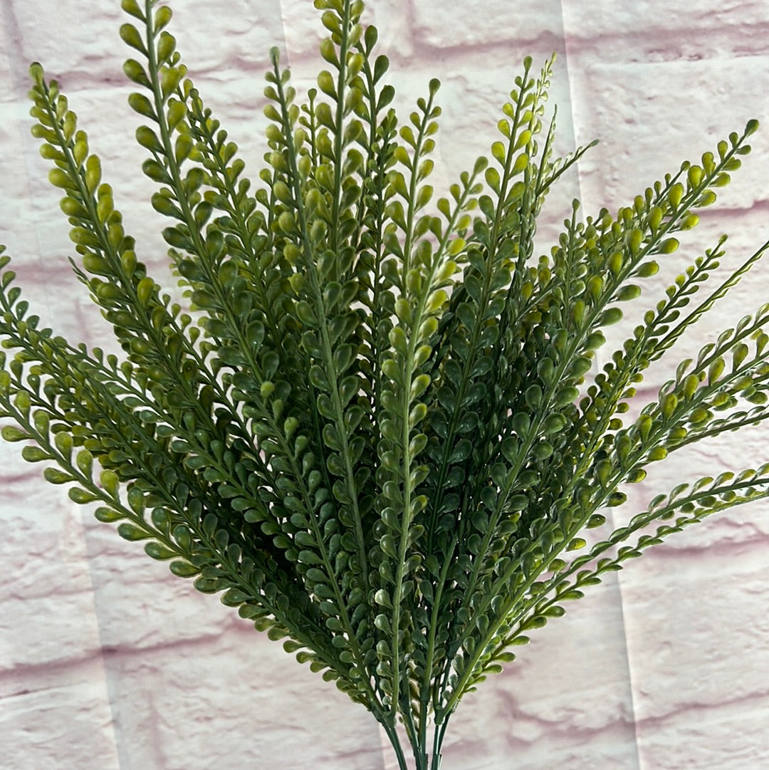 PLASTIC BUTTON FERN  83531