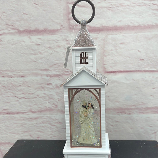 Holy Family Musical Lighted Water Chapel