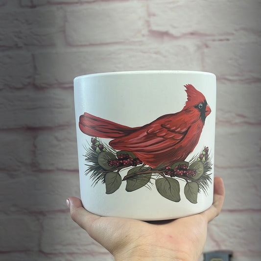 POT 5.25"X4.75" CARDINAL