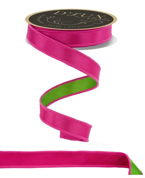 Satin Fused Hot Pink 7/8" x 10yd     LX4000HE
