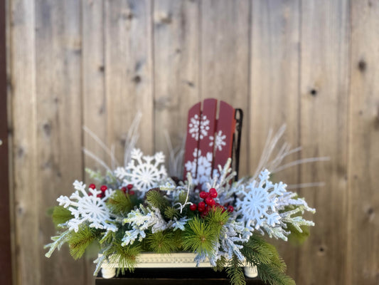 SLEIGH THE DAY CENTERPIECE