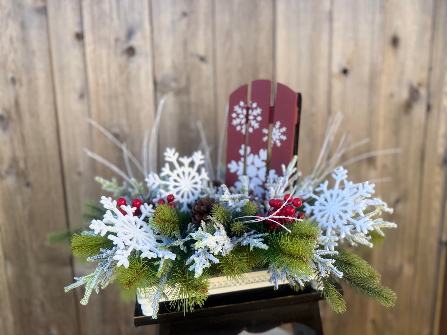 SLEIGH THE DAY CENTERPIECE