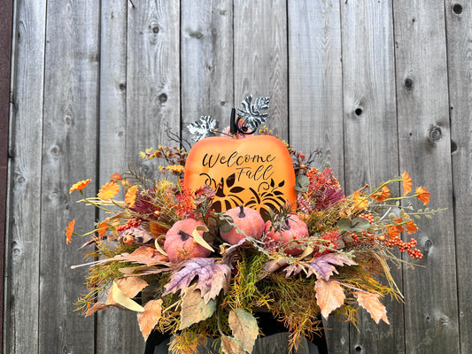 WELCOME FALL CENTERPIECE