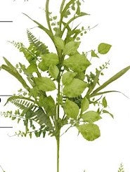 PLASTIC MIXED FERN SPRAY  61639